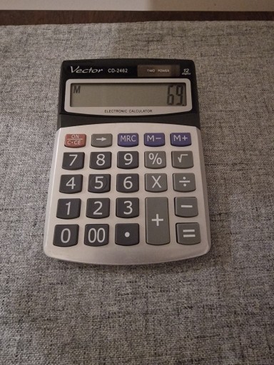 Zdjęcie oferty: Kalkulator biurowy Vector CD-2462
