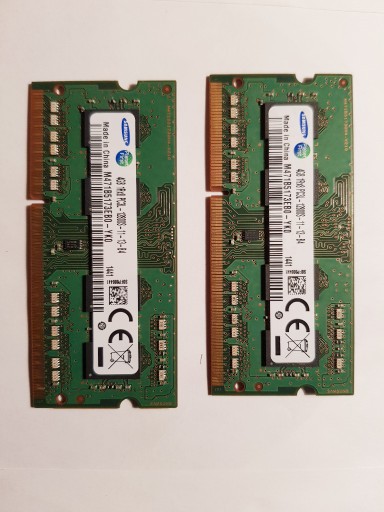 Zdjęcie oferty: Pamięć RAM 8GB (2x4GB) DDR3L PC3L 12800S 1600MHz 