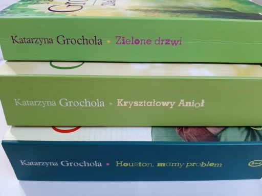 Zdjęcie oferty: Zielone Drzwi Kryształowy Anioł Houston Grochola