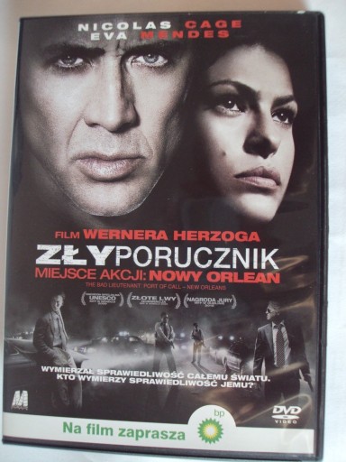 Zdjęcie oferty: DVD FILM ZŁY PORUCZNIK 2009 POLSKI LEKTOR I NAPISY