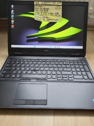 Zdjęcie oferty: Dell Precision 7530 Grafika 