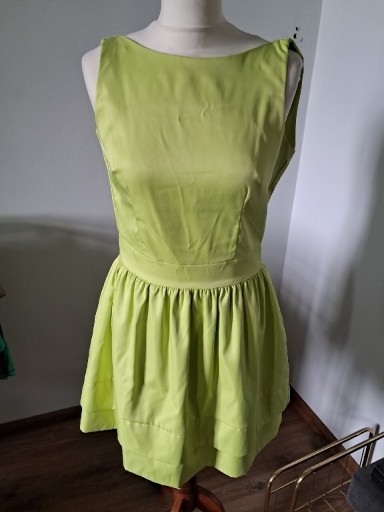Zdjęcie oferty: Sukienka neonowa zieleń Roco XS