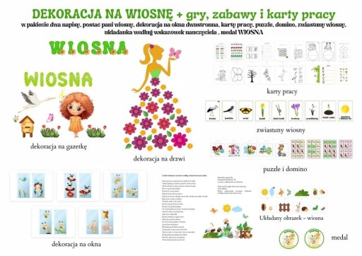 Zdjęcie oferty: Dekoracje WIOSNA pdf