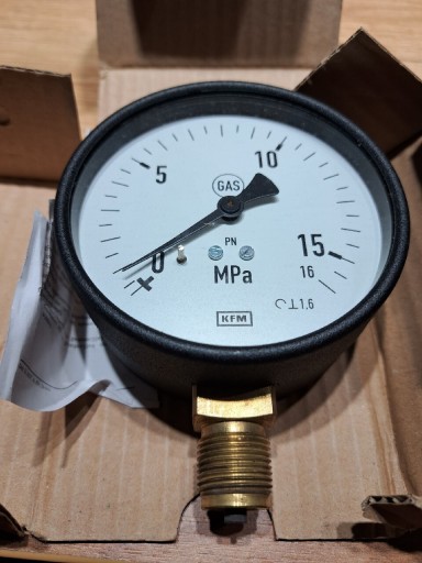 Zdjęcie oferty: 0-16 MPa Manometr KFM 100mm M20x1,5 M100R  