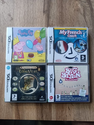 Zdjęcie oferty: Zestaw czterech tytułów na Nintendo DS 