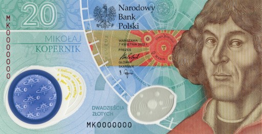 Zdjęcie oferty: Banknot 20 zł Mikołaj Kopernik