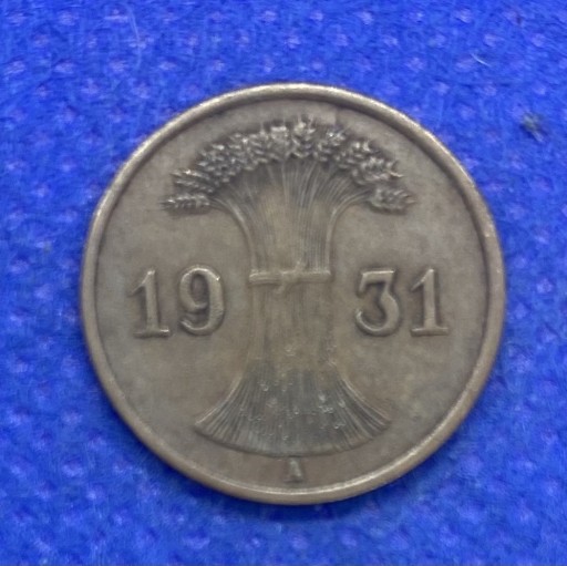 Zdjęcie oferty: 1 REICHSPFENNIG 1931 A