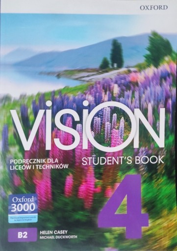 Zdjęcie oferty: Vision 4 Student's Book, Oxford - nowiutki