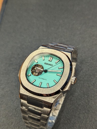 Seiko mod Nautilus Tiffany Blue garniturowiec | Warszawa
