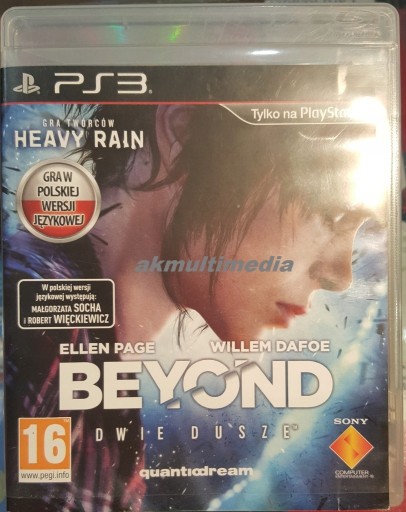 Zdjęcie oferty: Beyond Dwie Dusze na PS3 PL dubbing