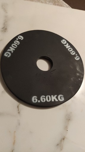 Zdjęcie oferty: Obciążenie olimpijskie 1x6.60kg metal siłownia