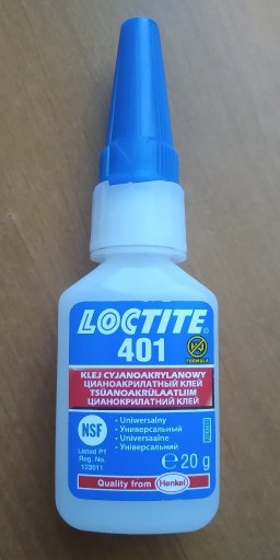 Zdjęcie oferty: Loctite 401 20g Klej blyskawiczny cyjanoakrylowy