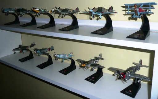 Zdjęcie oferty: Kolekcja Samoloty Świata - 11 myśliwców skala 1/72