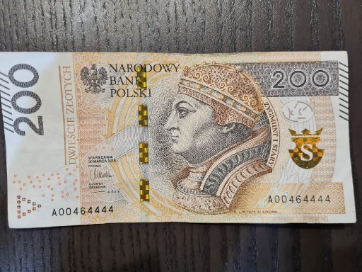 Zdjęcie oferty: Banknot 200 zł seria A00