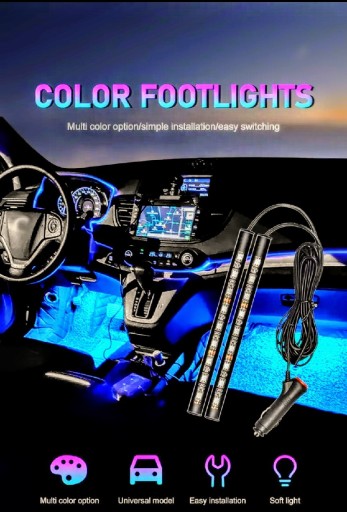 Zdjęcie oferty: Neon Lamp Foot CAR LED - Atmosfere Lamp 