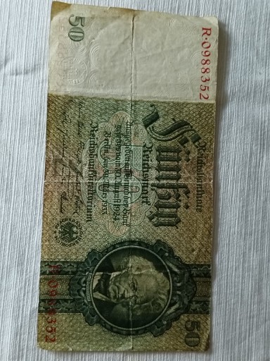 Zdjęcie oferty: Banknot 50 marek 1933 r.