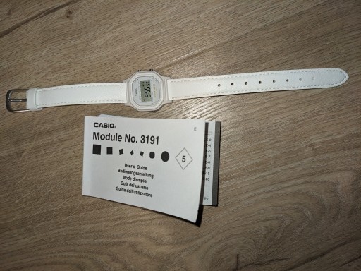 Zdjęcie oferty: Zegarek Casio LA-11WL-7A, biały, dziewczęcy.