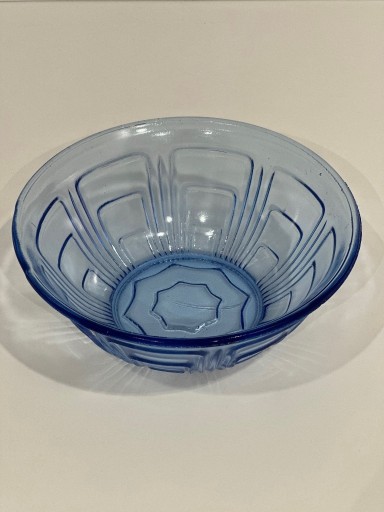Zdjęcie oferty: Szklana niebieska miska z lat 60-tych