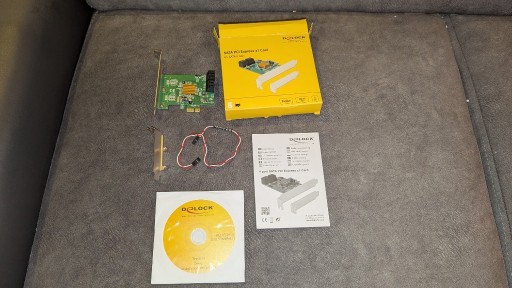 Zdjęcie oferty: Kontroler Delock PCIe 2.0 x1 - 4x SATA III (90382)