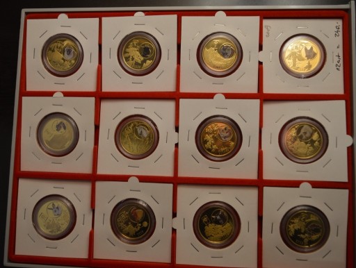 Zdjęcie oferty: Zestaw 12 monet Chiński zodiak, 20 Won 2009 rok