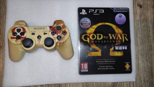 Zdjęcie oferty: Pad PS3 God of War oryginał God of War Wstąpienie