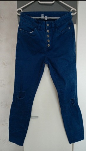 Zdjęcie oferty: Spodnie rurki Bonprix niebieski r. 36