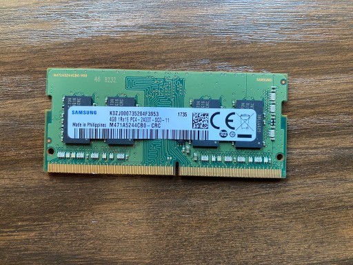 Zdjęcie oferty: Pamięć Samsung 4GB DDR4