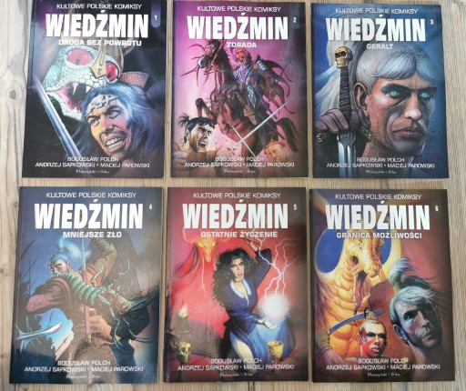 Zdjęcie oferty: Wiedźmin. Kultowe polskie komiksy. Komplet 6.Ideal