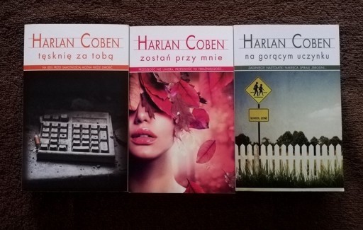 Zdjęcie oferty: Harlan Coben. Zestaw 3 książek. Kieszonki. 