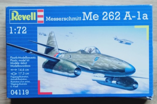 Zdjęcie oferty: Messerschmitt Me 262 A-1a Revell 1/72