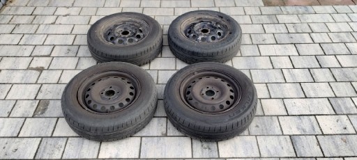 Zdjęcie oferty: Felgi stalowe 14 4x100, Micra, Clio+Opony letnie