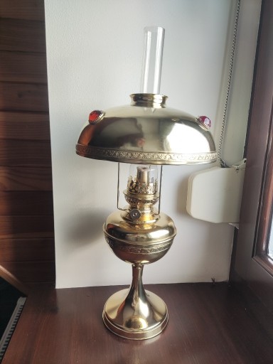 Zdjęcie oferty: Stara francuska lampa naftowa "Paryżanka" nr 5