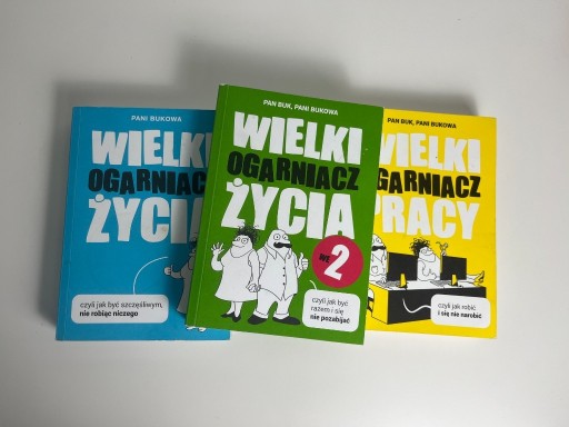 Zdjęcie oferty: Wielki ogarniacz życia 1 2 + pracy Bukowa ZESTAW