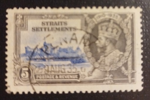 Zdjęcie oferty: Kol.ang. STRAITS SETTLEMENTS: 1935r. Mi 188. kas.