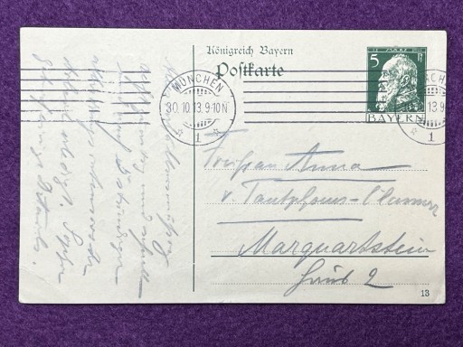 Zdjęcie oferty: 1 karta pocztowa  1913 r