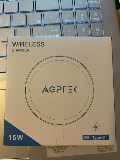 Zdjęcie oferty: AGPTEK Wireless Charger, Magnetic TYPE - C