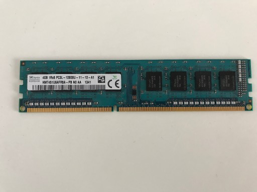 Zdjęcie oferty: Pamięć RAM DDR3 PC3L 1600 DIMM STACJONARNY 1 x 4GB