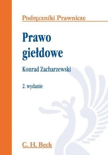 Zdjęcie oferty: Prawo giełdowe - K. Zacharzewski