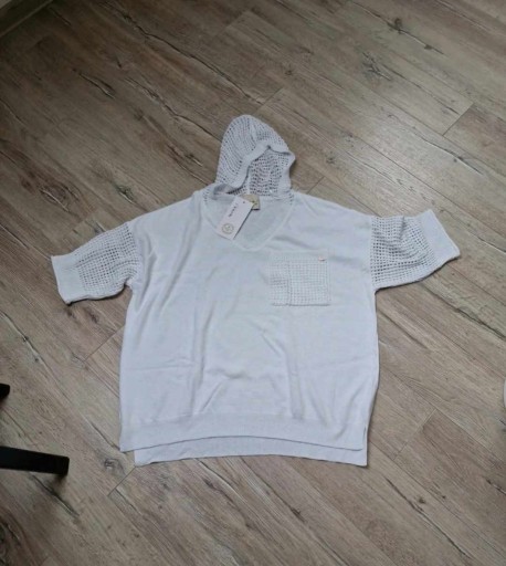 Zdjęcie oferty: NOWY By o la la nowy ażurowy sweterek kolor biały 