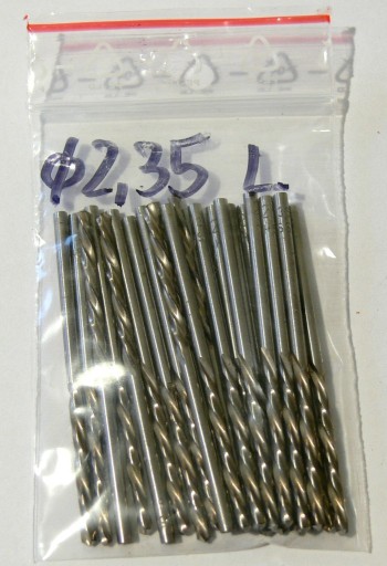 Zdjęcie oferty: Wiertło lewe fi 2,35 NWKm HSS polskie 