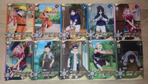 Zdjęcie oferty: Karty Naruto CCG karty do gry 50 kart