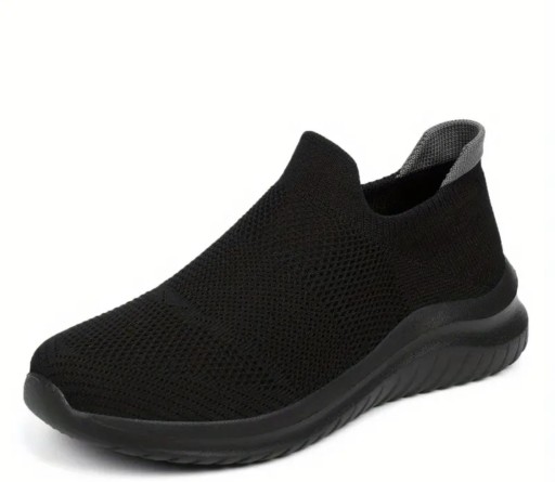 Zdjęcie oferty: Buty czarne wkładane półbuty oddychające z siatką