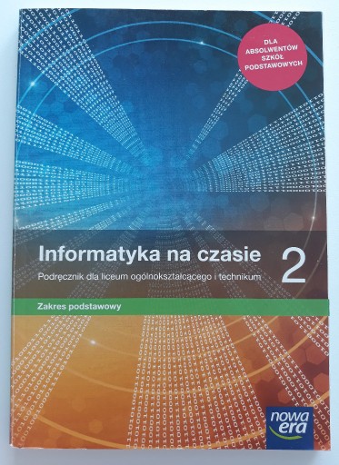 Zdjęcie oferty: Informatyka na czasie 2 zakres podstawowy