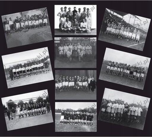 Zdjęcie oferty: 10 pocztówek przedwojennych klubów sport nr 71-80