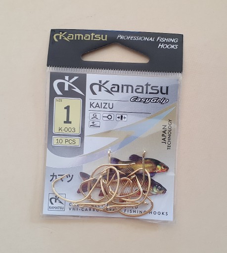 Zdjęcie oferty: Haczyk KAMATSU KAIZU EASY GRIP K-003 rozm.1 10szt