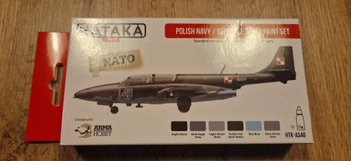 Zdjęcie oferty: HTK-AS46 Polish Navy/Air Force TS-11 paint set
