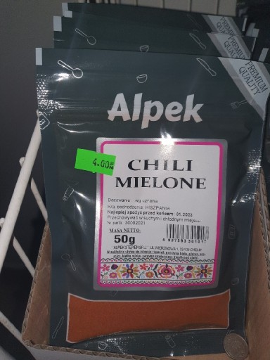 Zdjęcie oferty: Chili mielone 50 G