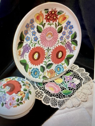 Zdjęcie oferty: Unikalna porcelana, KALOCSA, Węgry, lata 70-te