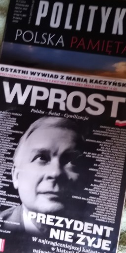 Zdjęcie oferty: Archiwalne tygodniki po zamachu w Smoleńsku