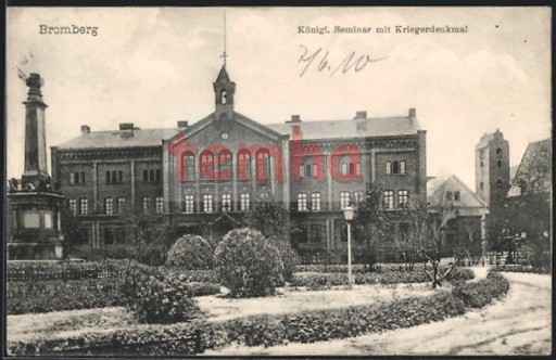 Zdjęcie oferty: BYDGOSZCZ Bromberg Seminar pomnik  1910